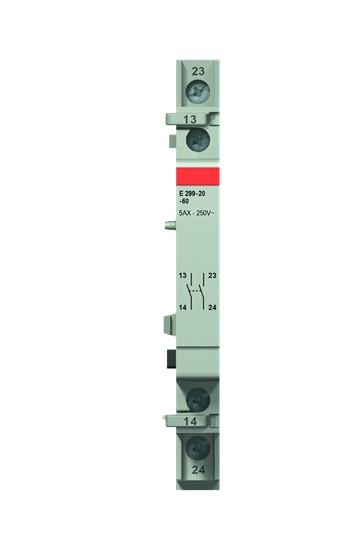 Hilfskontaktmodul 60 Hz, 2 Schließer