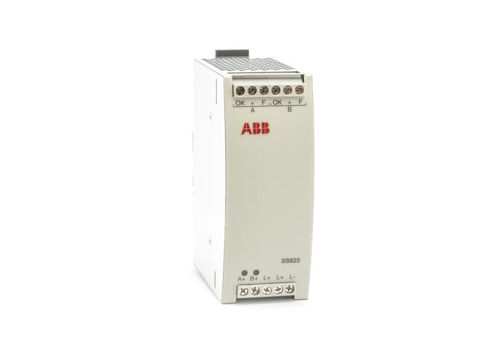 ABB SS822 3BSC610042R1 DUAL REDUNDANCY POWER SUPPLY 30A A AMP 24VDC 