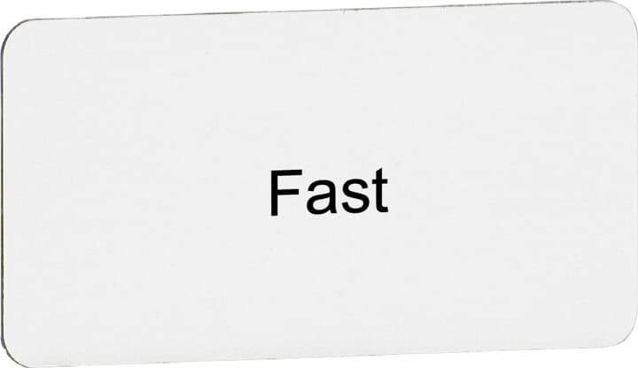 Étiquette, pour interrupteurs avec 1 position de commutation 1SFA611930R1040