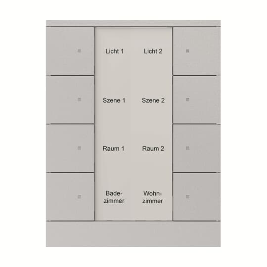 Bedienelement 8-fach, Busch-Tenton®