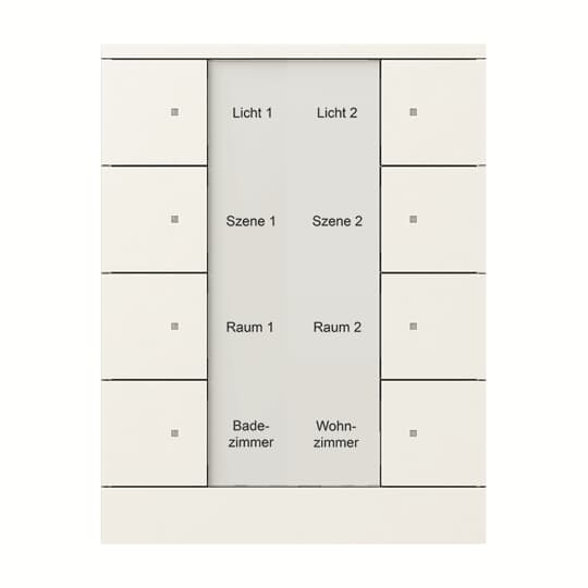 Bedienelement 8-fach, Busch-Tenton®