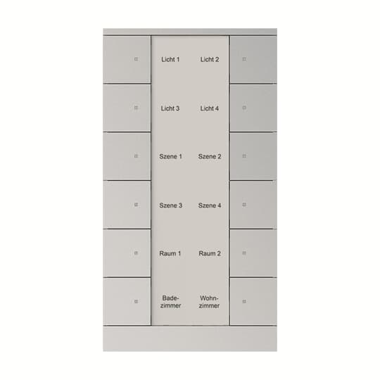 Bedienelement 12-fach, Busch-Tenton®