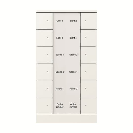 Bedienelement 12-fach, Busch-Tenton®
