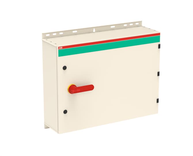 Interrupteur de sécurité en boîtier en tôle 6 pôles 110 kW 400 V