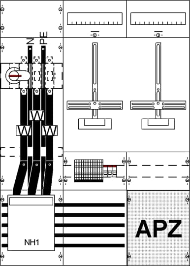 Panneau de mesure pour transformateur