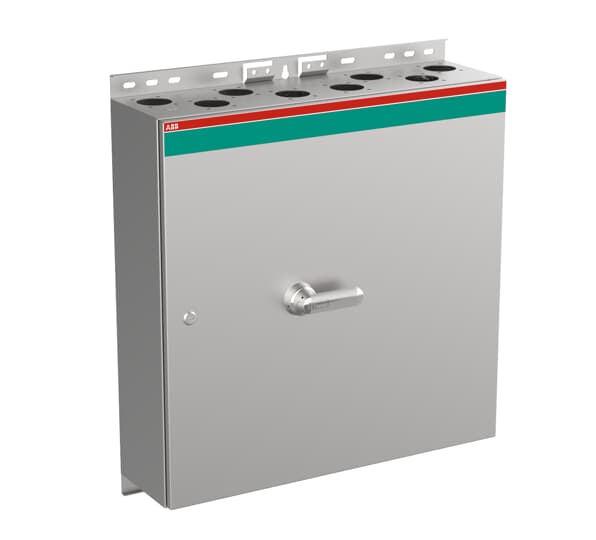 Interrupteur de sécurité en boîtier en acier inoxydable 6 pôles 315 kW 400 V avec poignée en acier inoxydable
