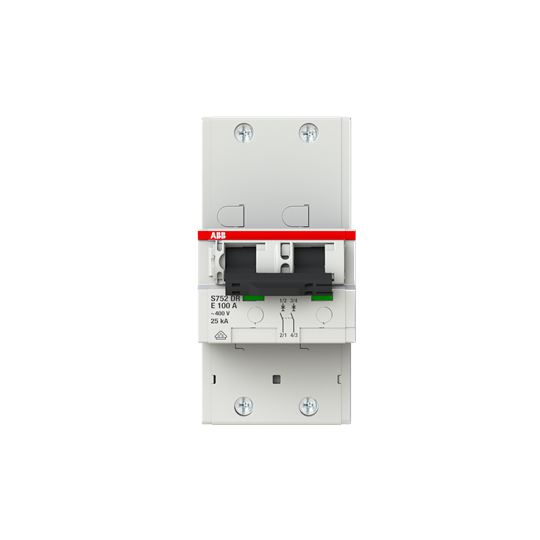 Hauptleitungsschutzschalter SH-Schalter in E-Char., 25kA, 100A, 2P