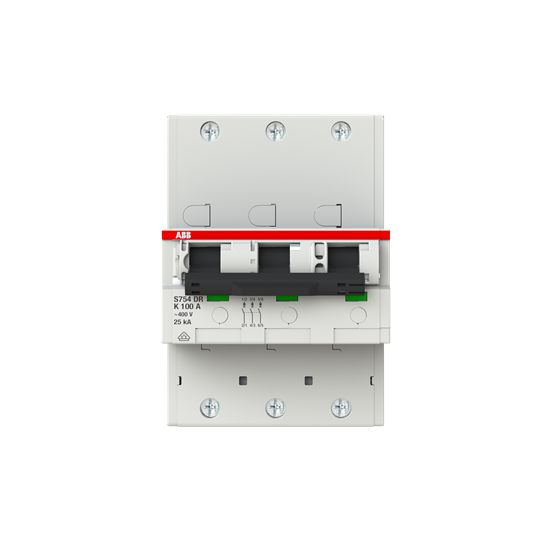 Disjoncteur principal SH en K-Char., 25kA, 100A, 3P