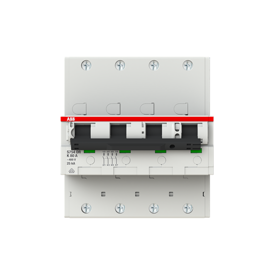 Disjoncteur principal SH en K-Char., 25kA, 80A, 4P
