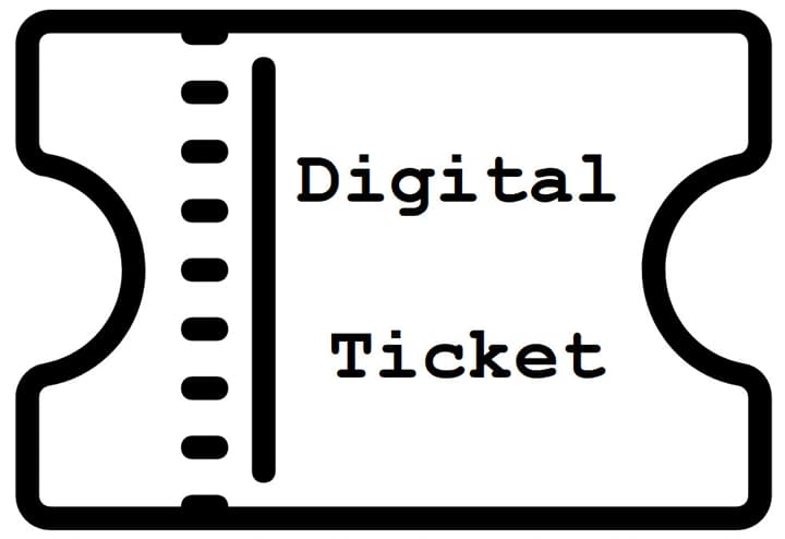 Ticket Clipart Black And White