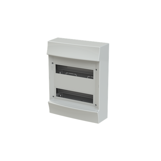 Шкаф мультимедийный настенный abb mistral41w 2х12м с монтажной платой непрозрачной дверью m41p24x21