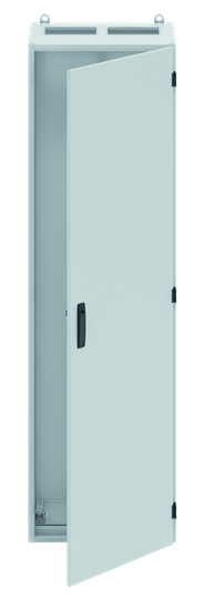 Armoire de distribution TwinLine B550/ H1850/ T400 mm, Classe de protection II, IP55, RAL 7035