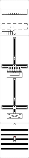 Panneau de comptage 9RE 1Z1S, pré-câblé avec croix de comptage, système de réseau TN-S 5 pôles 2CPX054096R9999