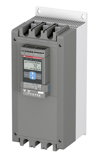 ABB PSE170-600-70 Soft Starter, 169 Amps, 60 HP @ 230V/125 HP @ 460V,  100-250VAC Control Voltage, w/Built-In Bypass