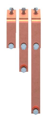 Barre de collecteur en cuivre 40x10 mm, VBS pour XT5 3P, barre de cuivre, livraison séparée