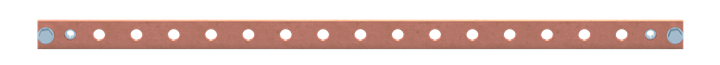 Barre de répartition en cuivre 30x5, 3FB, PE, barre de cuivre, livraison en vrac 2CPX044278R9999