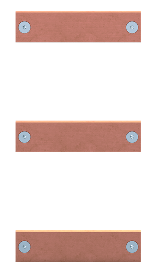 CU-Connecteur 50x10, HSS à HSS, Armoire-Armoire, TwinLine 2CPX044298R9999