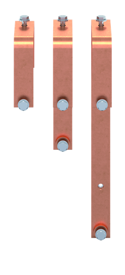 Barre de répartition en cuivre 40x10 mm, VBS pour OT1000 3P, barre de cuivre