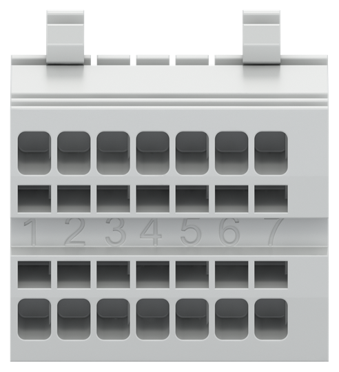 Steuerleitungsklemme 7pol./2 steckbar