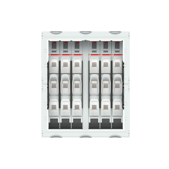 Module de barres de séparation de charge NH 6RE / 3FB, incluant 6x barres NH1 2CPX042254R9999