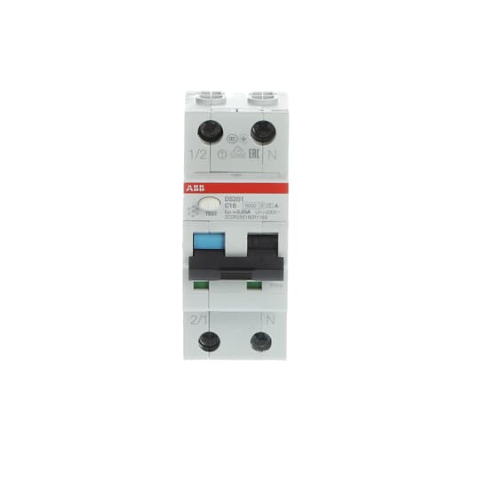 DS201A-C16/0,03 FI/LS-Schalter 6kA, 1P+N, Typ A, C 16, 30mA  