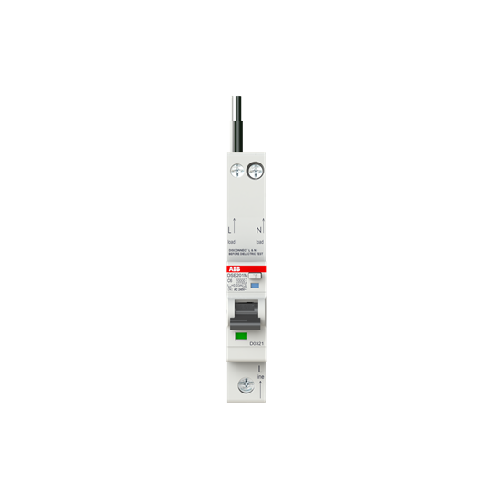 DSE201 M C6 AC30 - N Black - Earth leakage circuit breaker by ABB