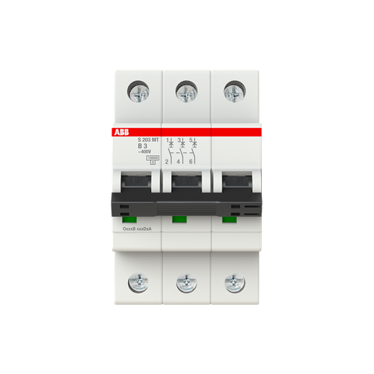 Disjoncteur B-Char., 10kA, 3A, 3P