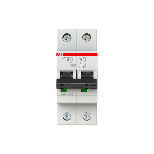 Disjoncteur D-Char., 10kA, 1,6A, 1P, +NA