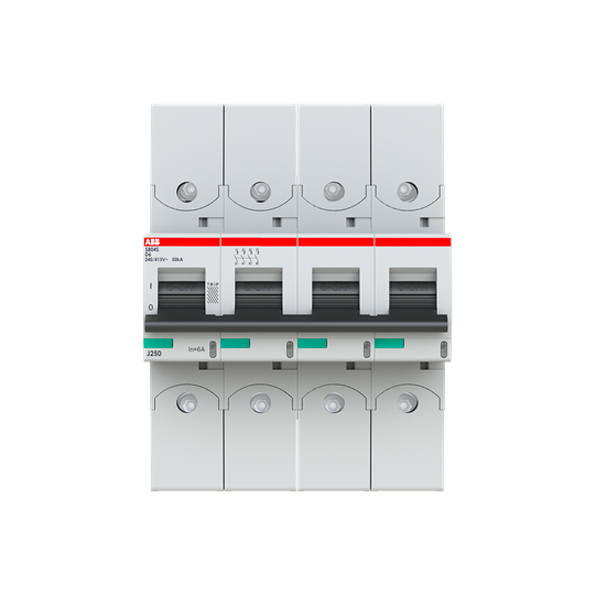 Disjoncteur haute performance 6A, D, 415 V AC=Icu 50kA, 4P