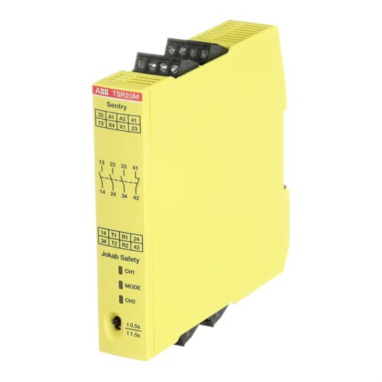 Sicherheitsrelais 85-265 V AC/120-375 V DC Relaisausgänge 3 Schließer + 1 Öffner