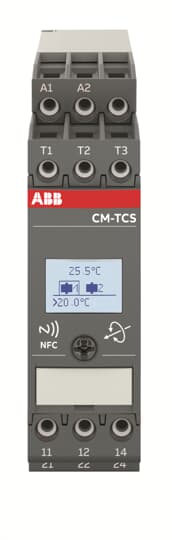 Temperaturüberwachungsrelais -200..+850°C, 1 Ch., 24-240V AC/DC, Push-In