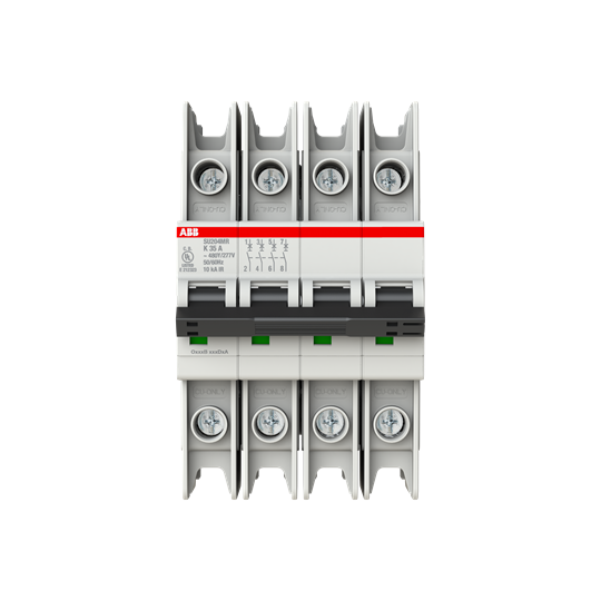 Disjoncteur K-Char., 10kA, 35A, 4P, RTT UL 489, connexion à anneau