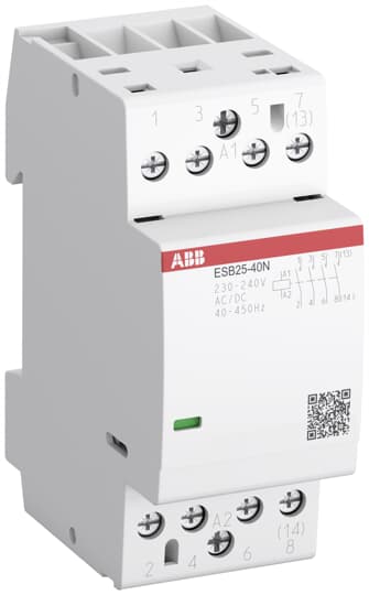 ESB25-40N-01 Installationsschütz 4S/0Ö, 24 V AC/DC  
