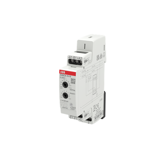 Elektronischer Stromstoßschalter 16 A, 1 Schließer, Zentral EIN/AUS, einstellbar