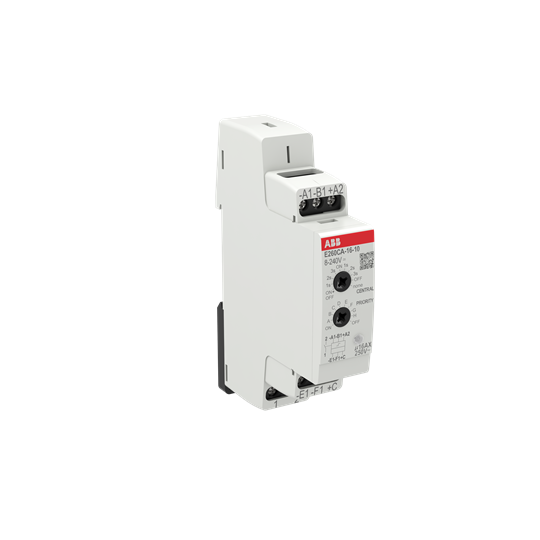 Elektronischer Stromstoßschalter 16 A, 1 Schließer, Zentral EIN/AUS, einstellbar