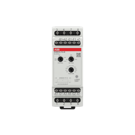 Elektronischer Stromstoßschalter 16 A, 4 Schließer, Zentral EIN/AUS, einstellbar