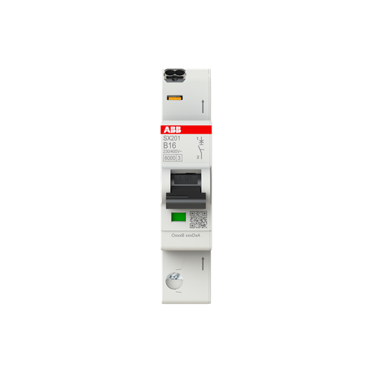 Sicherungsautomat Flexline B-Char., 6kA, 16A, 1P FlexLine Push-in Technologie  
