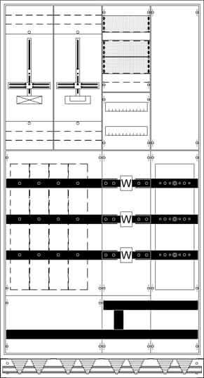 Armoire de mesure pour transformateur