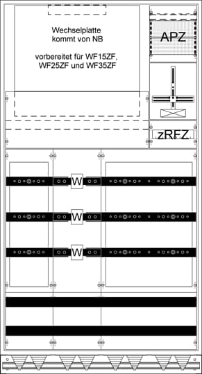 Armoire de mesure pour transformateur