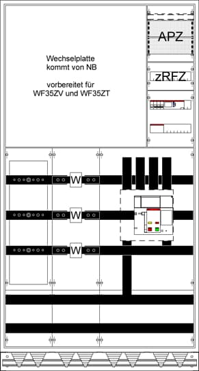 Armoire de mesure pour transformateur