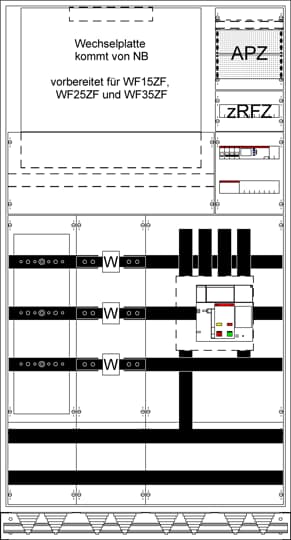 Armoire de mesure pour transformateur