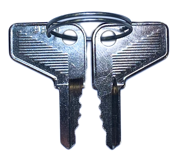 Clé de remplacement avec clé, code 01, métal série, 1 set=2 pièces 1SFA620920R2001