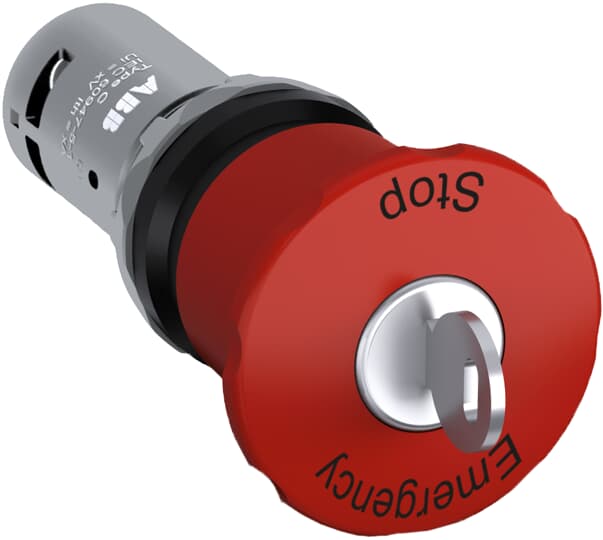 Compact -Not-Aus -, 40mm, schlüsselentriegelt, 1 Schließer + 1Ö