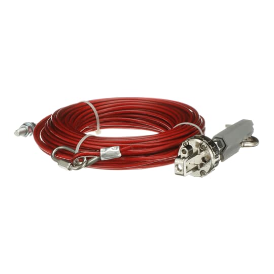 DB1328 - Cable acier galvanise de remplacement avec crochet 30,5mx9,5mm  britpart