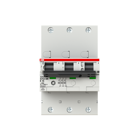 Hauptleitungsschutzschalter SH-Schalter in E-Char., 25kA, 16A, 3P
