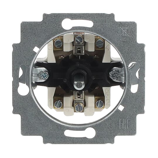 Jalousieschalter-Einsatz mechanisch 2-poliger Taster 10 A