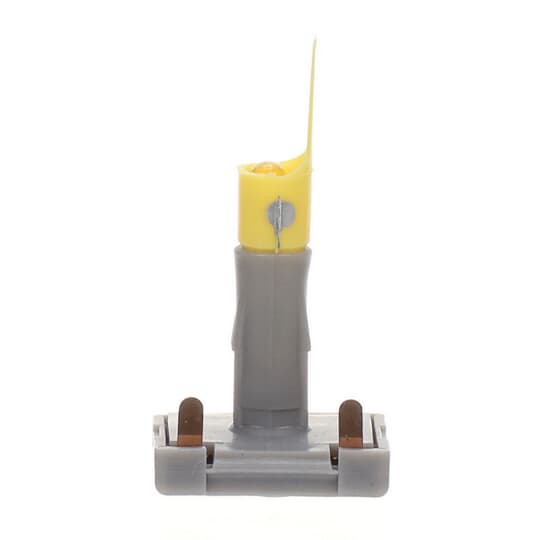 Beleuchtungseinsatz mit Sockel für Schalter/Taster LED/weiß, 1 mA, 230 V gelb