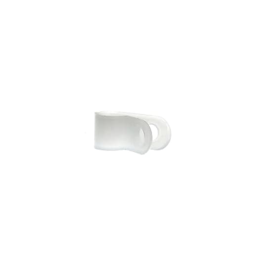 Kabelklemme mit flacher Kante aus Nylon 6.6, Breite 9,53mm, Dicke 1,27mm,