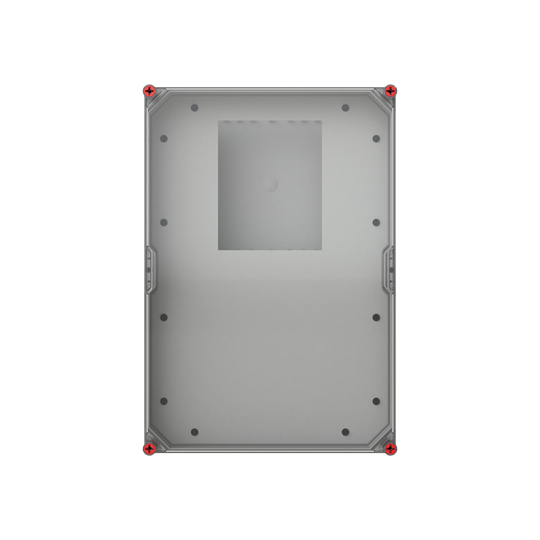 Boîtier de protection Reiter VMS64 1xNH1 supérieur pour barrette de distribution 60mm jusqu'à 630A
