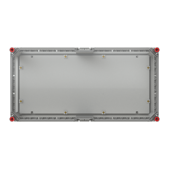 Boîtier 640x320 transparent MPL Couvercle transparent avec ISO-MPL tous les côtés ouverts